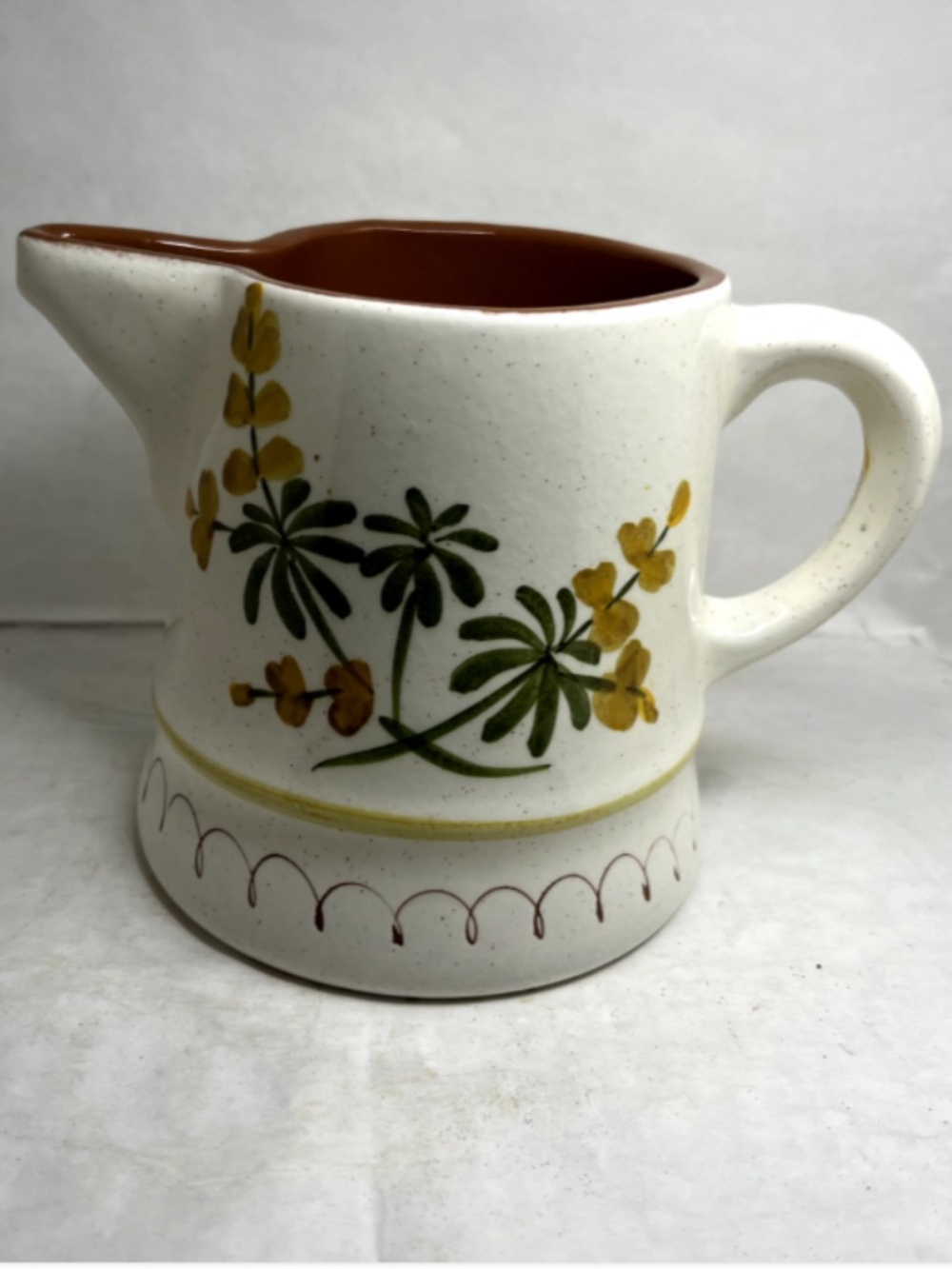Vintage Stangl "Golden Blossom" Pitcher 5" Height Pottery Trenton, NJ USA